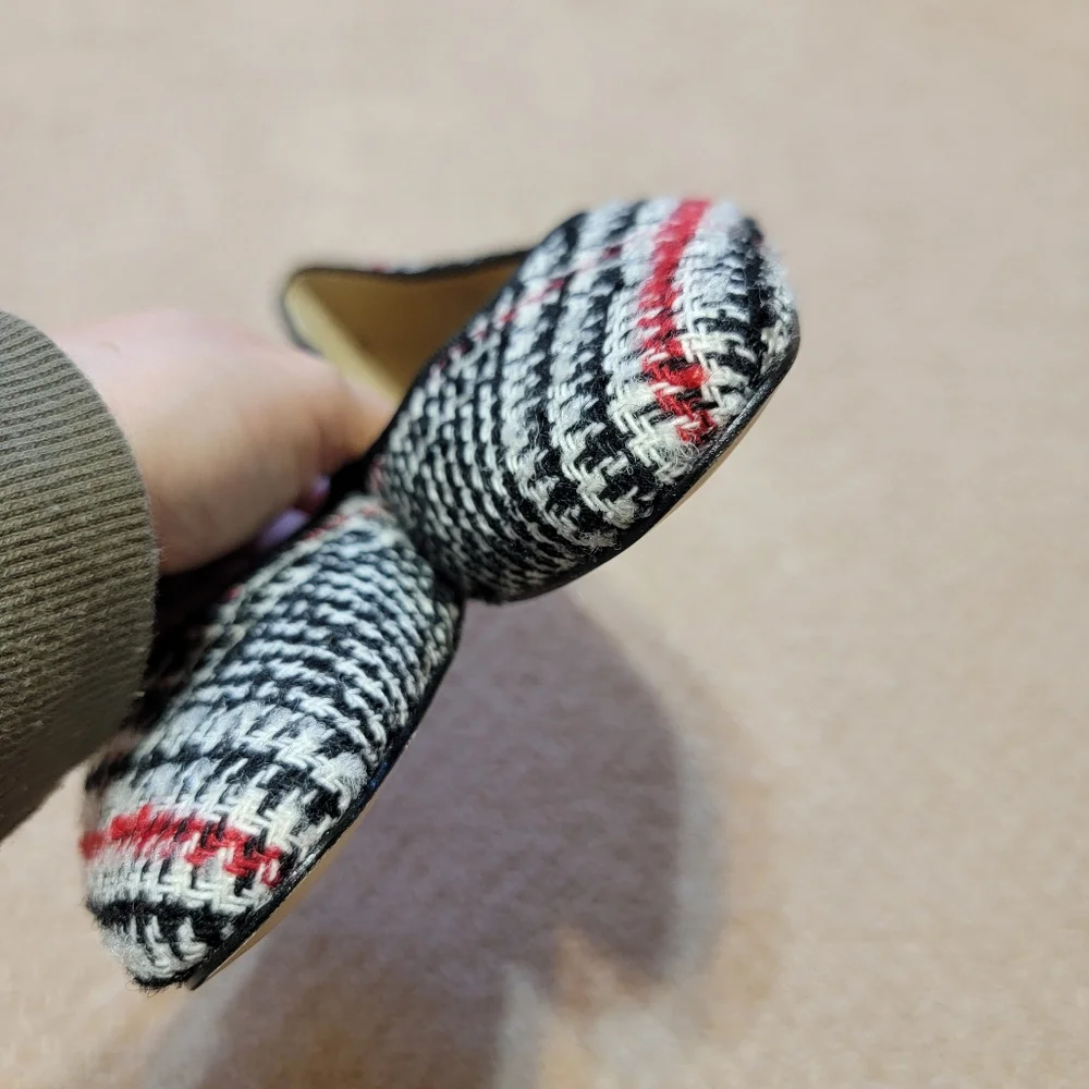 Talbots New Tweed Flats‎ Womens Size 6.5 Point Toe Business Casual Career